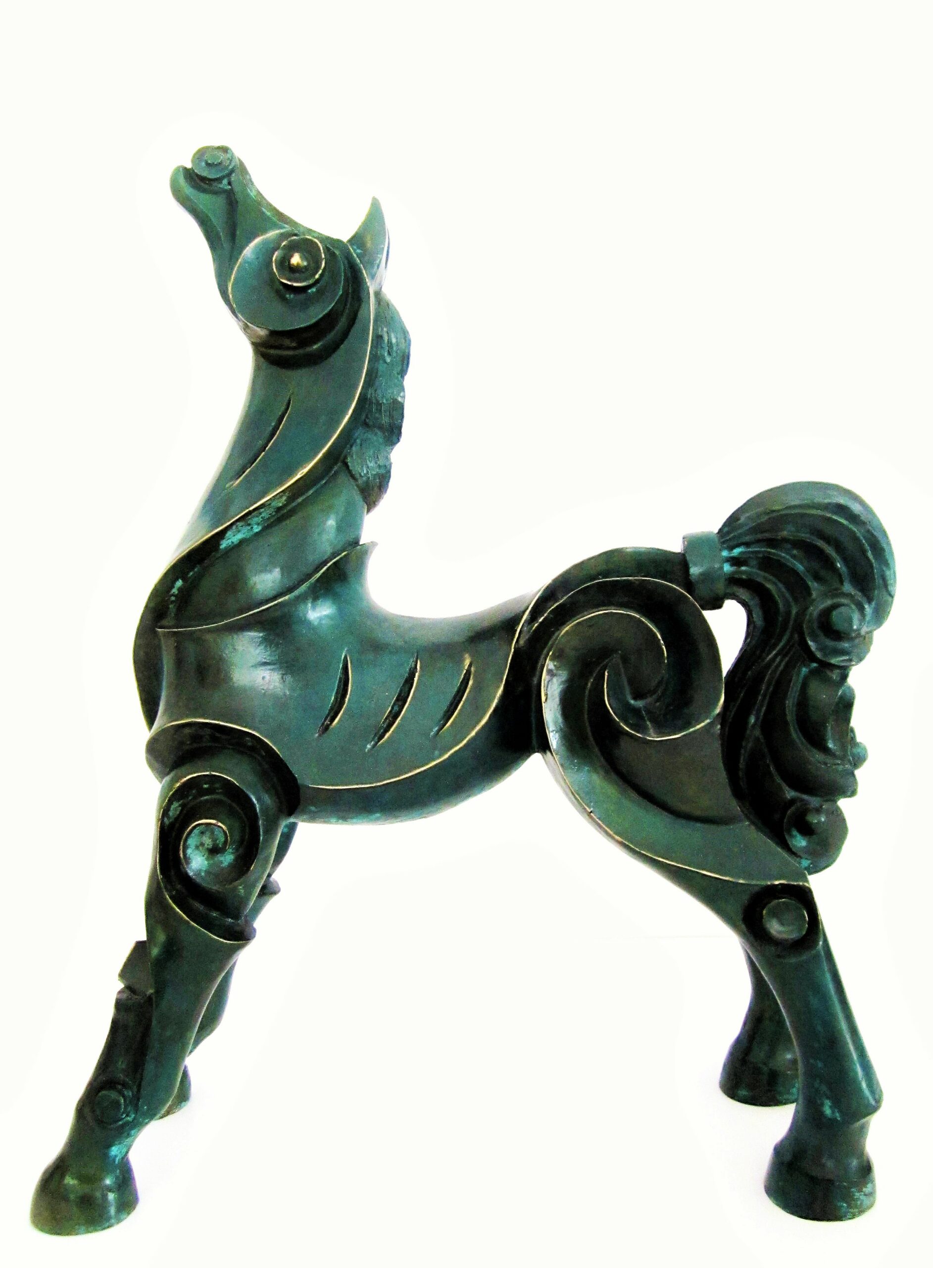 Cheval Taille : 47*39*14 cm   Matière : Bronze