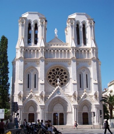 Basilique Notre Dame Nice mkhitarian tympan armenia