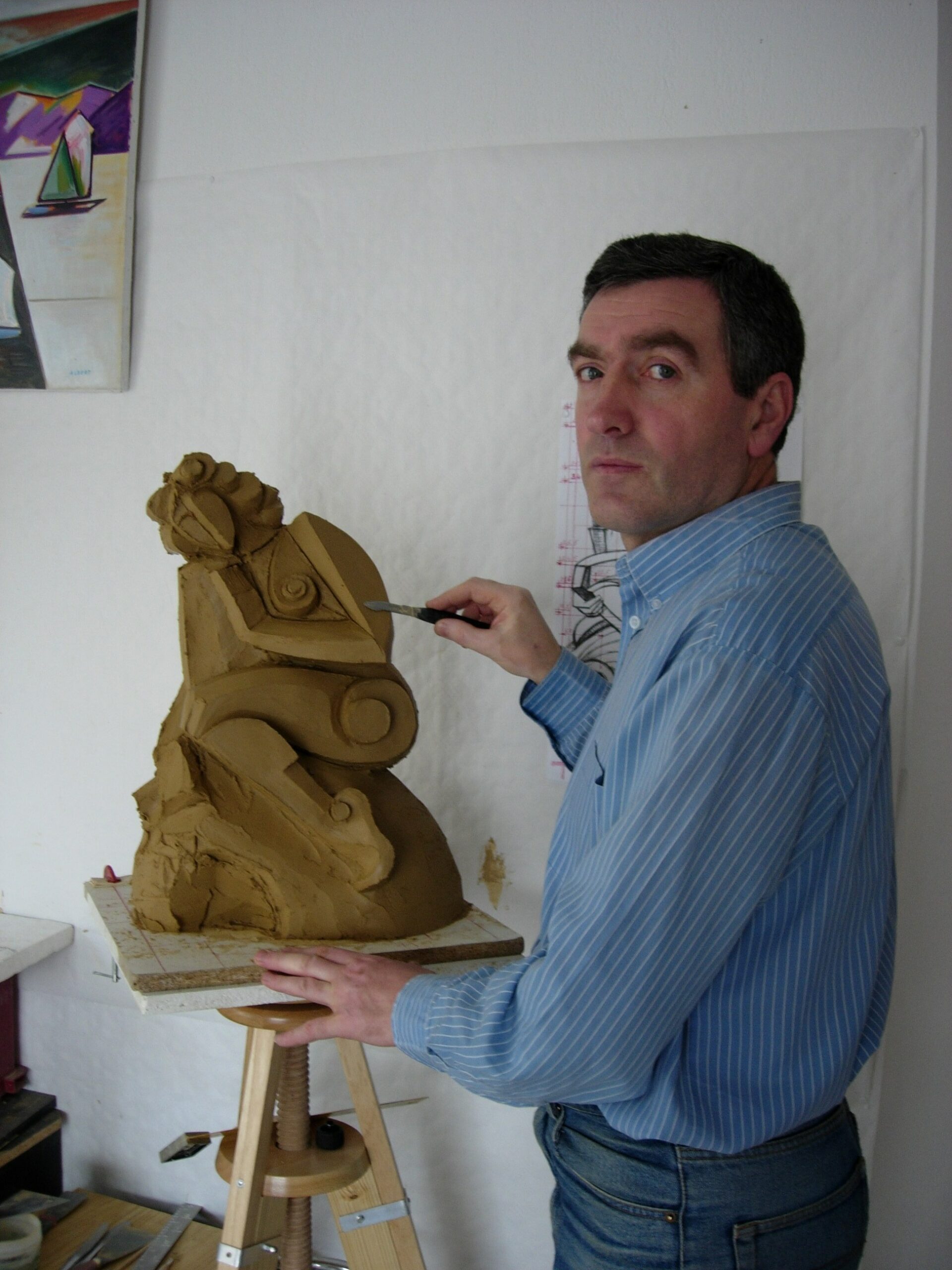 albert mkhitarian artiste sculpteur peintre architecte 